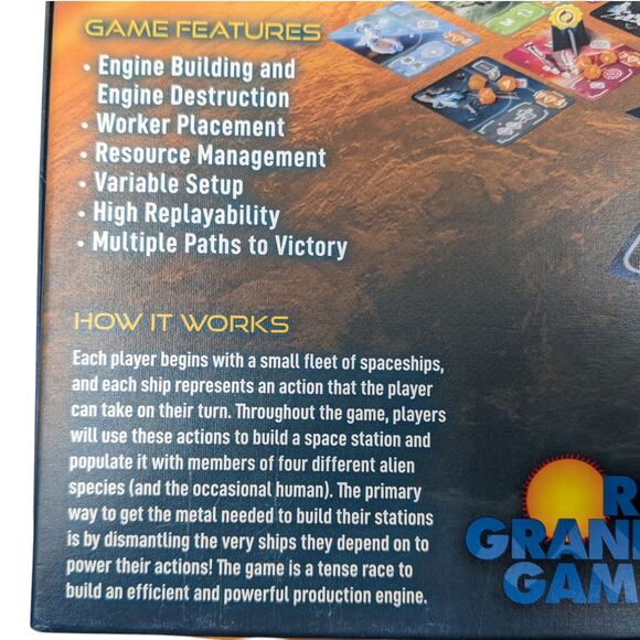 SPACE STATION PHOENIX Complete Board Game Rio Grande Gabriel Cohn Free Shipping! - Picture 9 of 10